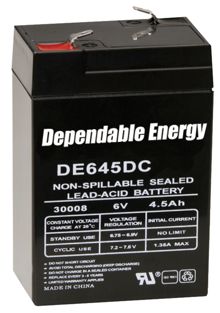 American Hunter DE30052 HR Rechargeable Battery  6 Volt 4.5 AMP