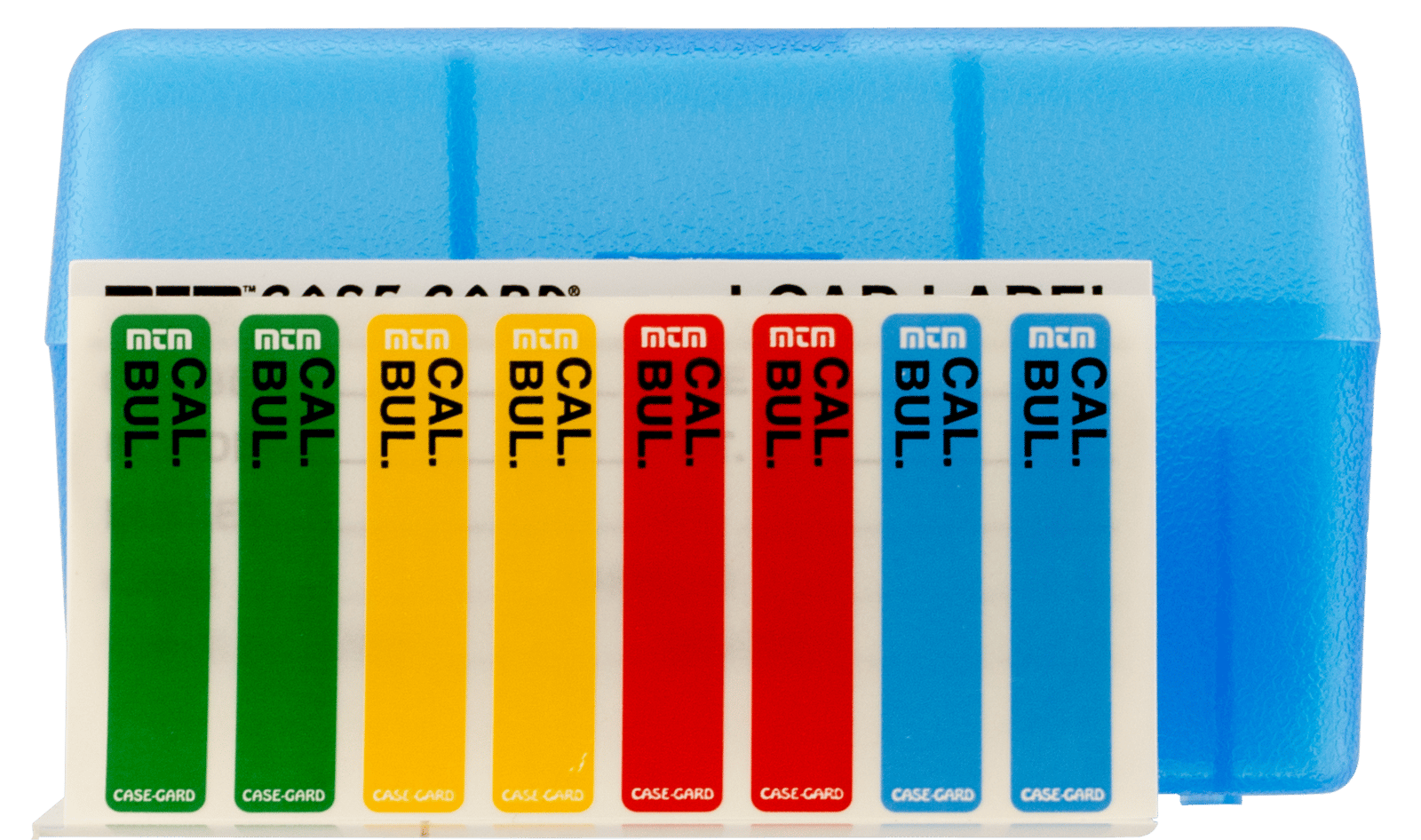 MTM Case-Gard RS5024 Case-Gard R-50 Multi-Caliber Clear Blue Polypropylene 50rd