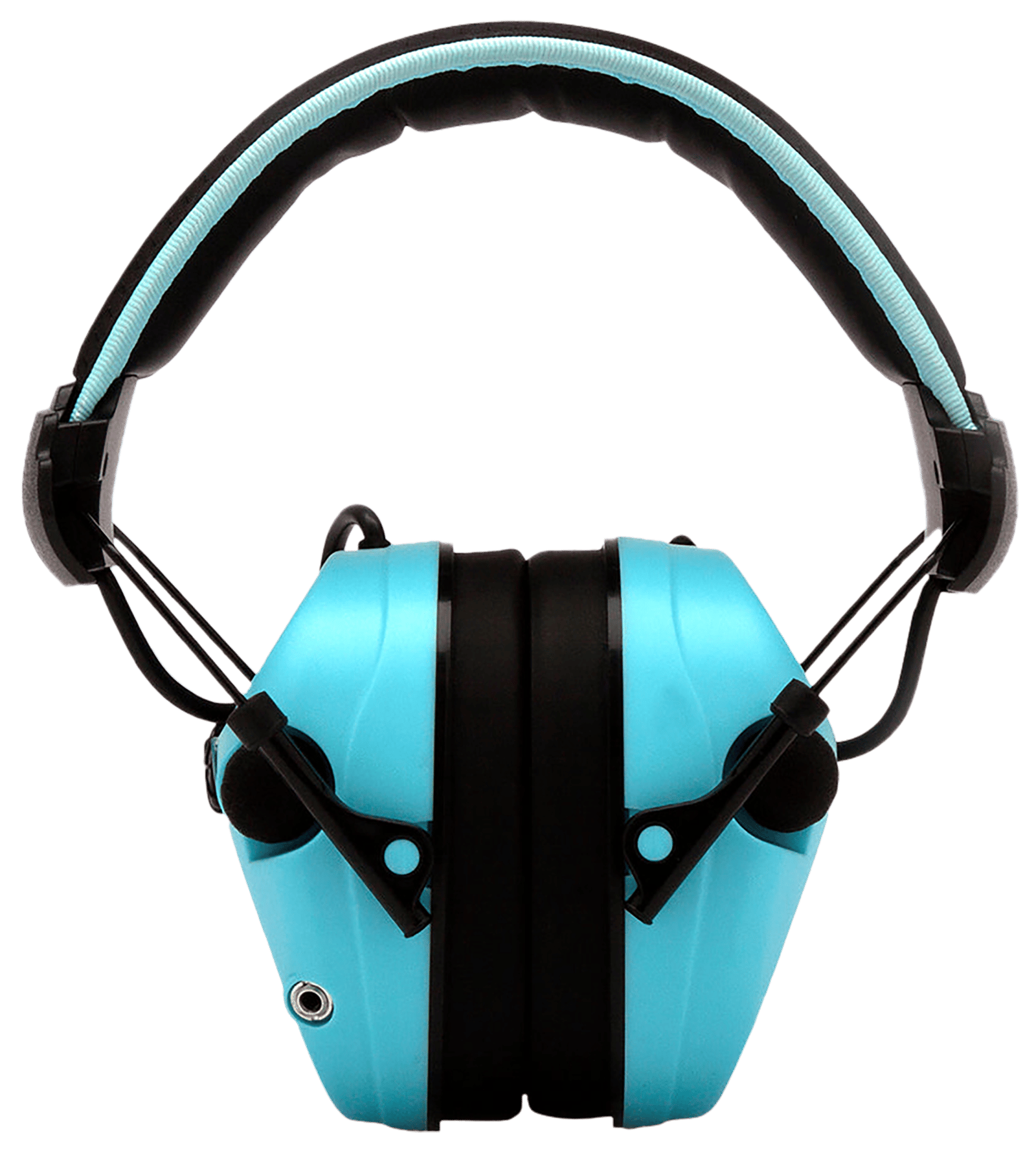 Pyramex VGPME26 Venture Gear Sentinel Muff Polymer 26 dB Over the Head Powder Blue/Black Adult 1 Pair