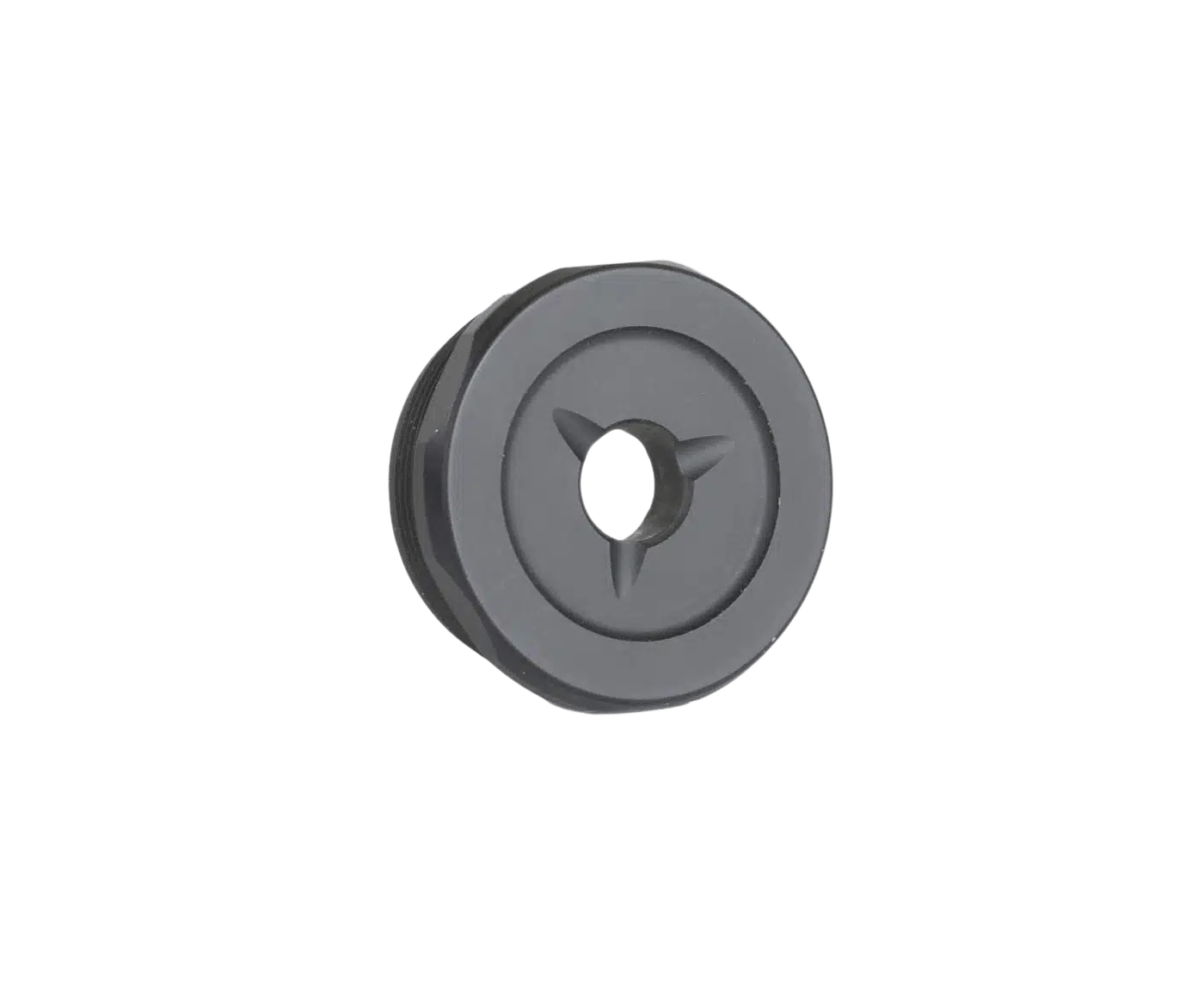Jk Armament JK155PROEC22 Pro Flash Reducer End Cap 22Cal Fits Titanium Hard Anodized Black