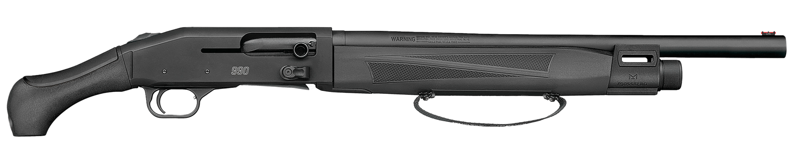 Mossberg 83002 990 AfterShock 12 Gauge Semi-Auto 3" 5+1 18.50" Matte Blued Barrel, Strapped w/M-LOK Forend, Matte Blued Receiver, Black Synthetic Aftershock Grip, Ambidextrous