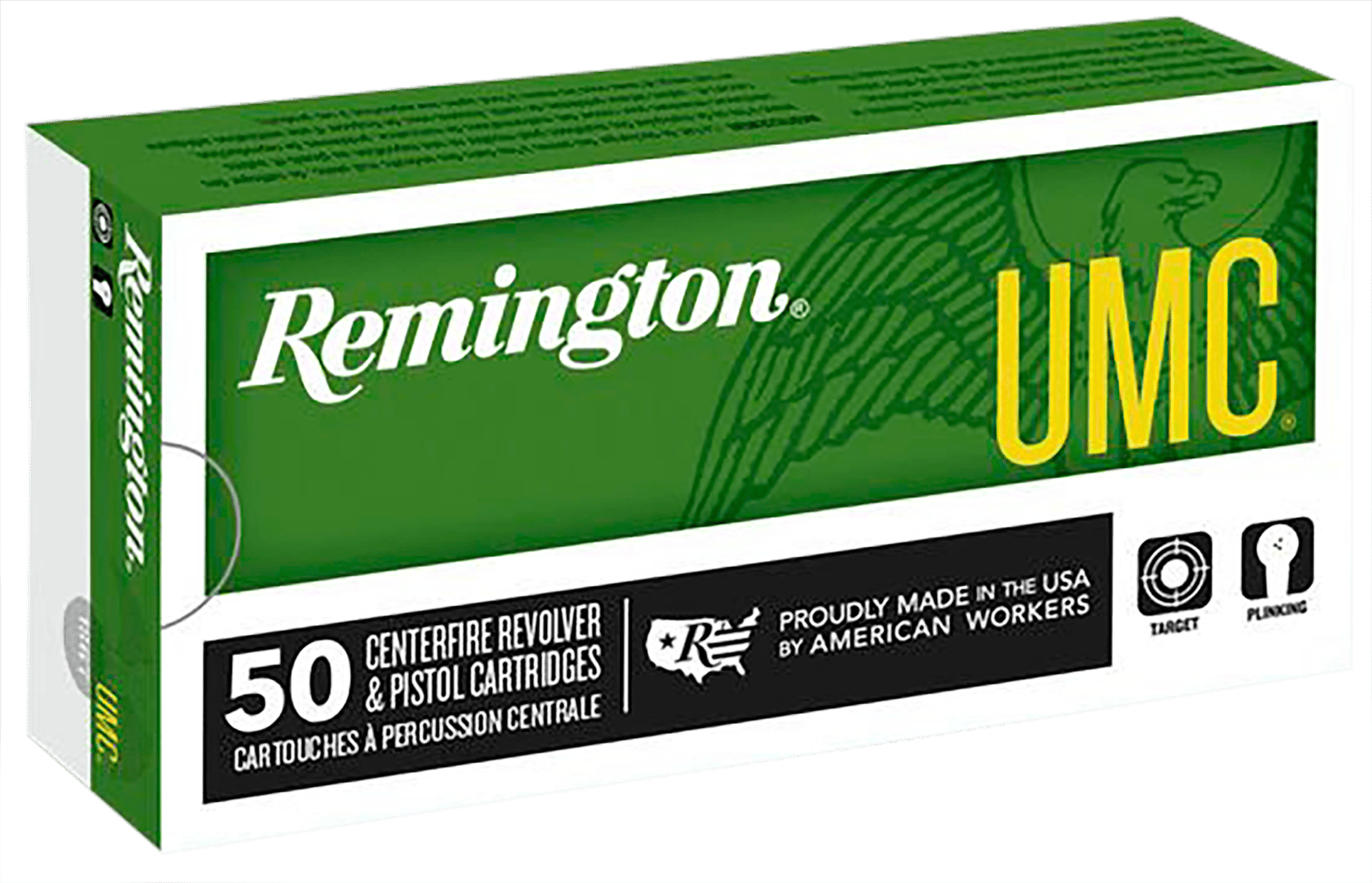 Remington Ammunition 23724 UMC  38Special 158gr Lead Round Nose 50 Per Box/10 Case