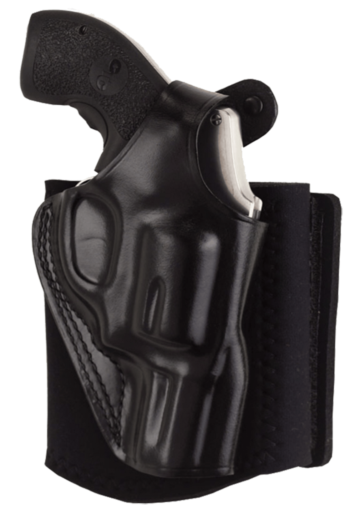 Galco AG600RB Ankle Glove  Fits Ankles up to 13" Black Leather Hook & Loop Compatible w/ Sig P365/P365 SAS/Glock 42 Right Hand