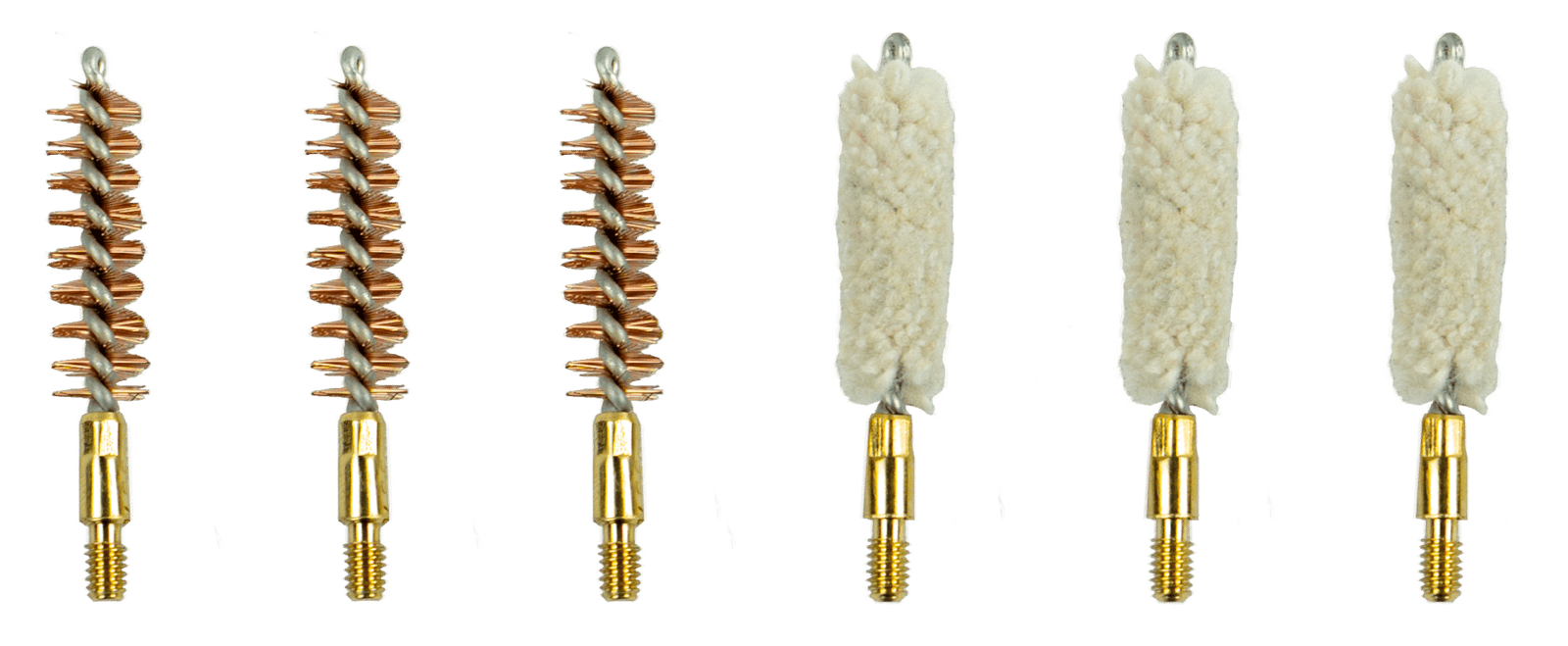 KleenBore 9-SET Handgun Brush & Mop Set .38/ .357/ 9mm #8-32 Thread