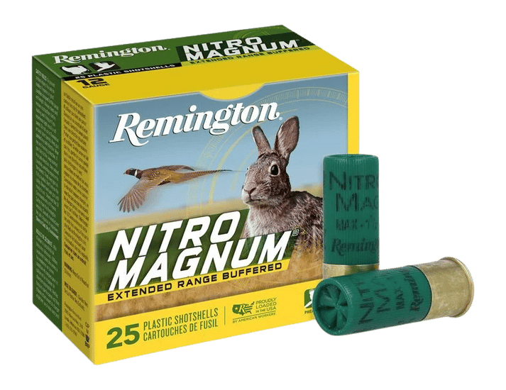 Remington Ammunition 26684 Nitro Magnum  12Gauge 3" 1 7/8oz 4Shot 25 Per Box/10 Case