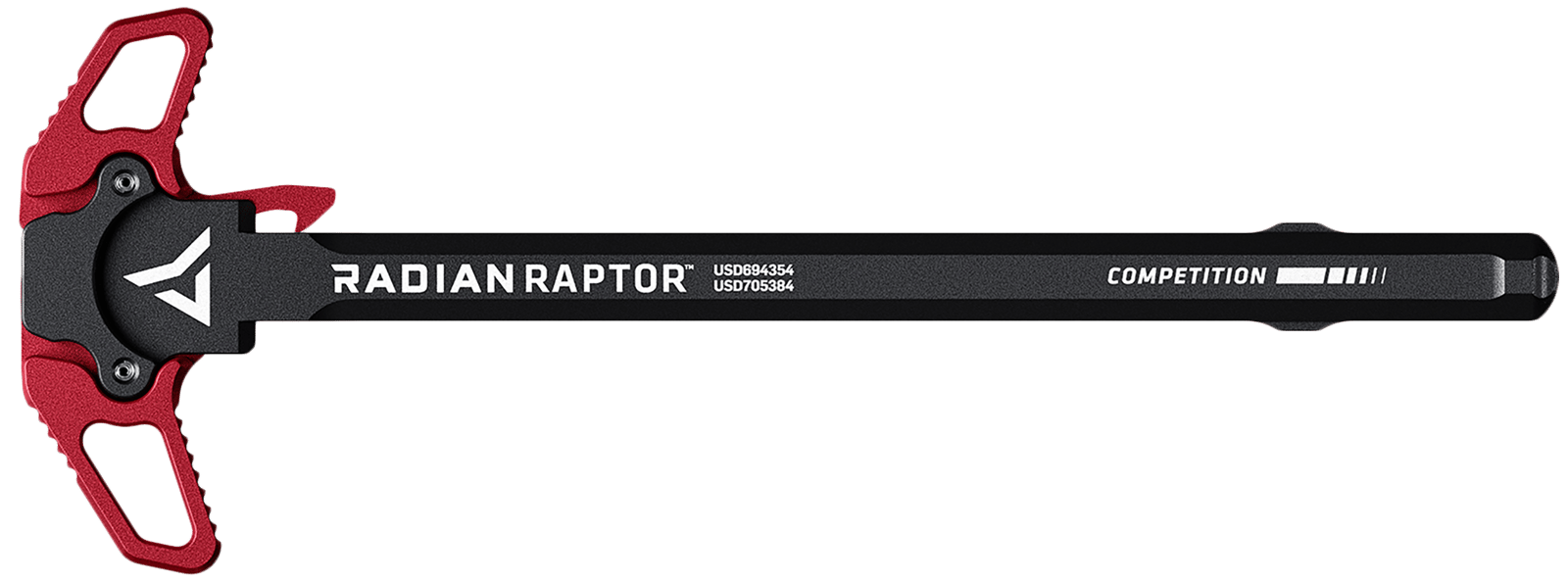 Radian Weapons R0232 Raptor Competition Ambi Charging Handle, Red, Fits Mil-Spec AR-15 Platform