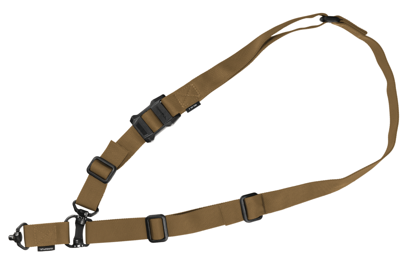 Magpul MAG953COY MS4 QDM Sling Coyote Tan Nylon 48"-60" OAL Adjustable One-Two Point AR Platform