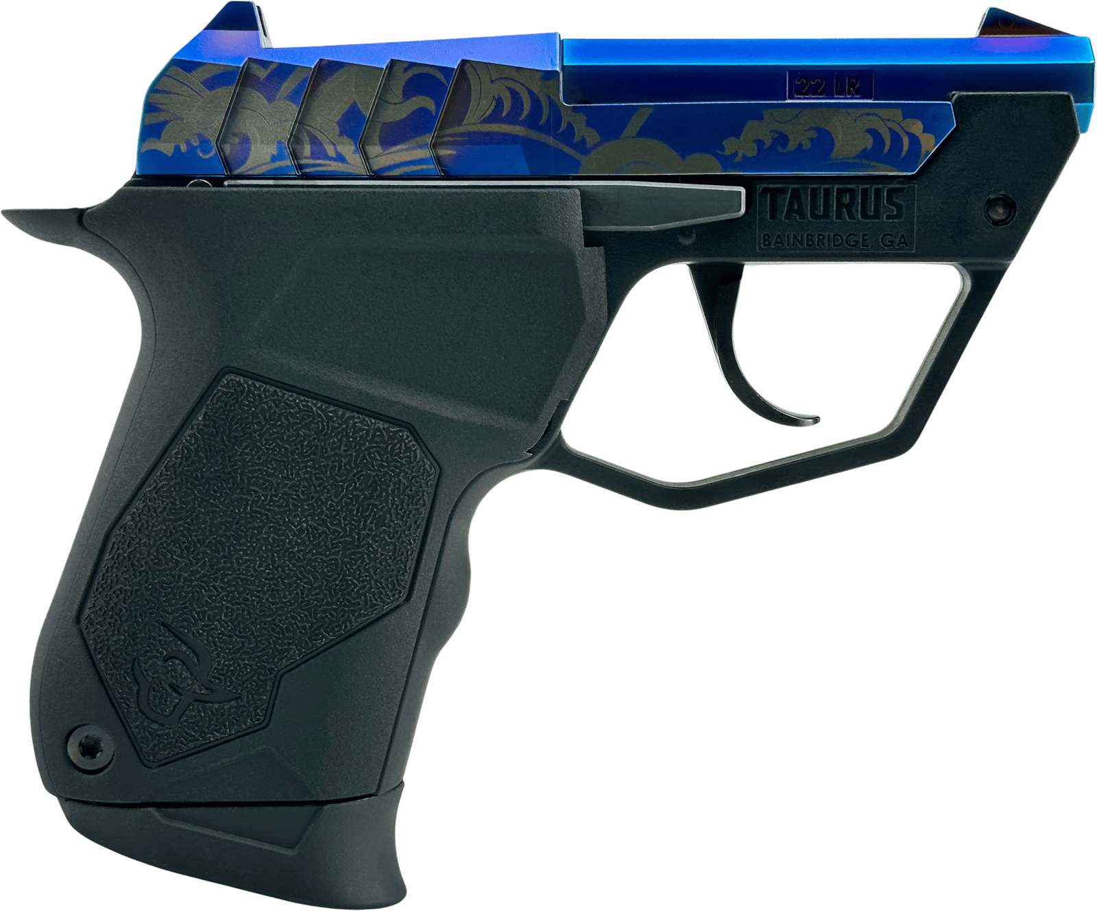 Taurus 1-22TUC13BL-GW 22TUC  Micro Compact Frame 22 LR 9+1 2.50" Tip-Up Barrel