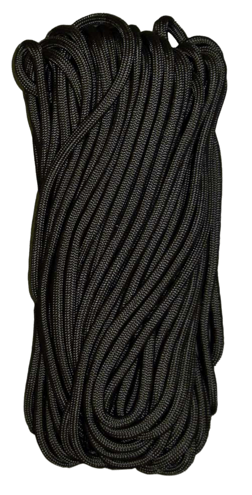 Tacshield 03000 550 Cord  Black Paracord 50' Long