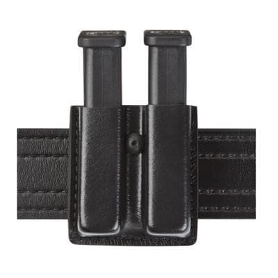 Safariland Slimline Open Top Double Magazine Pouch Size 5 for Glock 17/22 Black