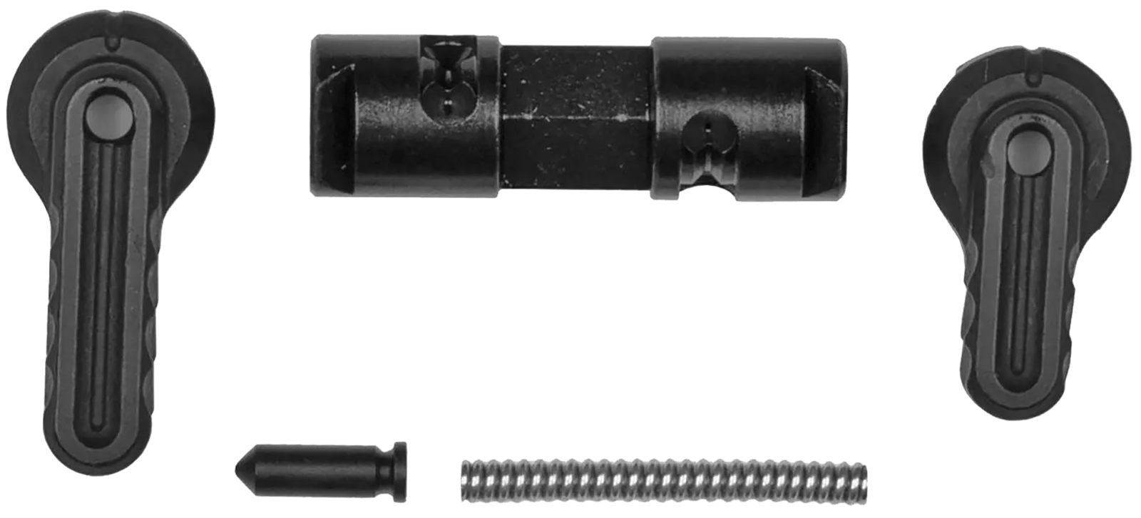 Battle Arms Development BADASSPRO Bad-Ass-Pro Reversible Safety Selector Black Phosphate Steel, Ambidextrous, 90/60 degree for S&W M&P15-22