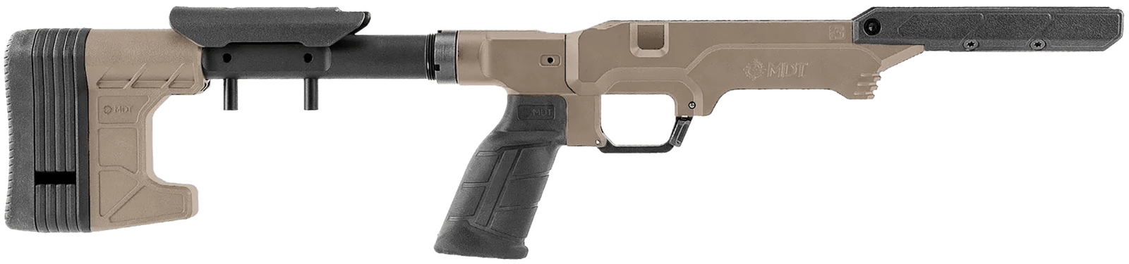 Mdt Sporting Goods Inc 114914FDE The Worker LSS Gen3 Flat Dark Earth Fits Savage Long Action