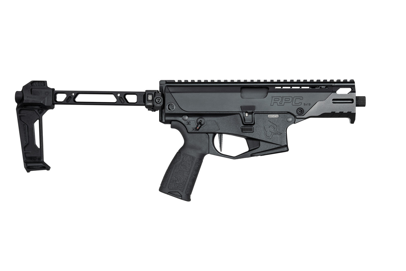 Taurus 1-RPC941-10SIB RPC  9mm Luger 10+1 4.50" Matte Black Threaded Barrel, Steel Receiver w/Picatinny Rail, M-LOK Handguard, Black S.I. Brace, Black Rubber Grip, Ambidextrous