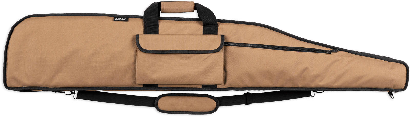 Bulldog BD375 Long Range Rifle Case 55" Tan with Black Trim Water-Resistant Nylon Rifle