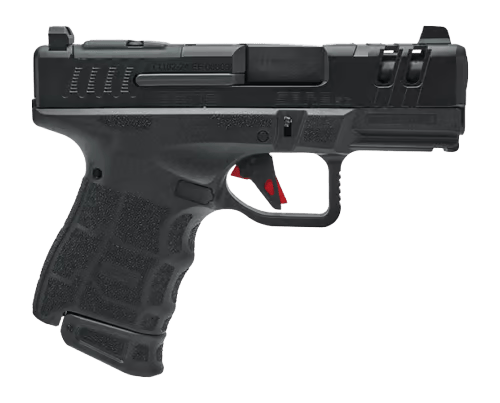 Sarsilmaz SAR9SCG3BL SAR9 SC Gen3 Sub-Compact 9mm Luger 15+1 3.30" Black Barrel, Black Steel Lightening Cut/Optic Ready/Serrated Slide, Black Polymer Frame & Textured Grip, RMSc Footprint