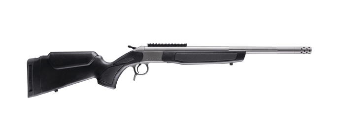 CVA CR4447S Scout Takedown 338 ARC Stainless Threaded Barrel & Receiver w/DuraSight Rail, Black Synthetic Stock