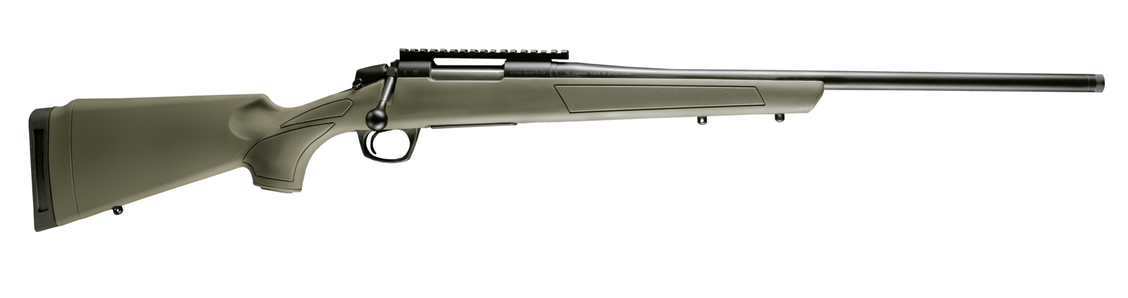 CVA CR3901G Cascade  6.5 Creedmoor 4+1 22" Graphite Black Cerakote Steel Threaded Barrel & Receiver w/Picatinny Rail, OD Green Adj LOP Synthetic Stock