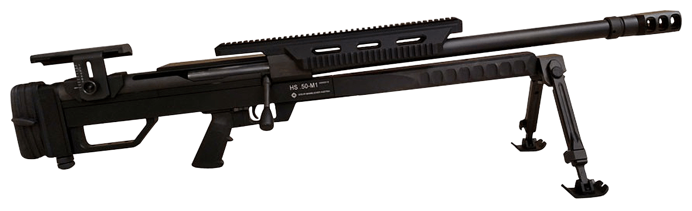 Steyr Arms 610501 HS .50-M1  Take Down Design, 50 BMG 5+1 24" Fluted/Threaded, Black, Fully Adj. Chassis, Muzzle Brake, Adj. Integrated Bipod & Monopod, Optics Mount