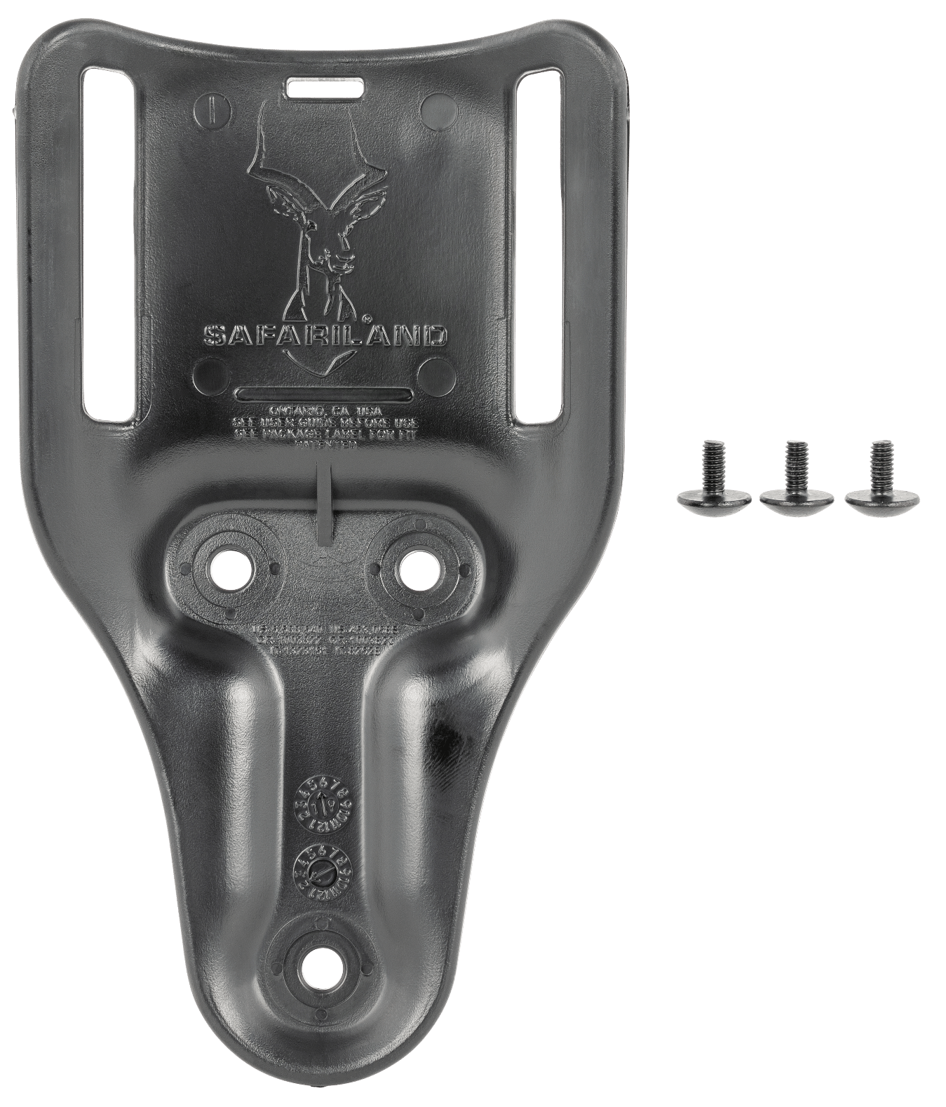 Safariland 6070UBL22 Mid-Ride Universal Belt Loop 2" Black Belt Mount