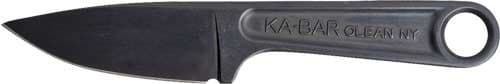 KA-BAR FORGED WRENCH KNIFE 3" PLAIN EDGE BLACKOUT W/SHTH