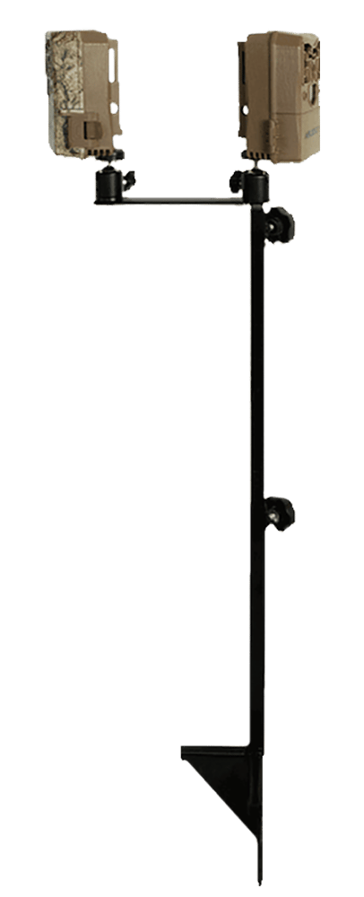 Muddy MUDMTCATCS03 Dual Game Camera Mount 19"-41" High Black Steel