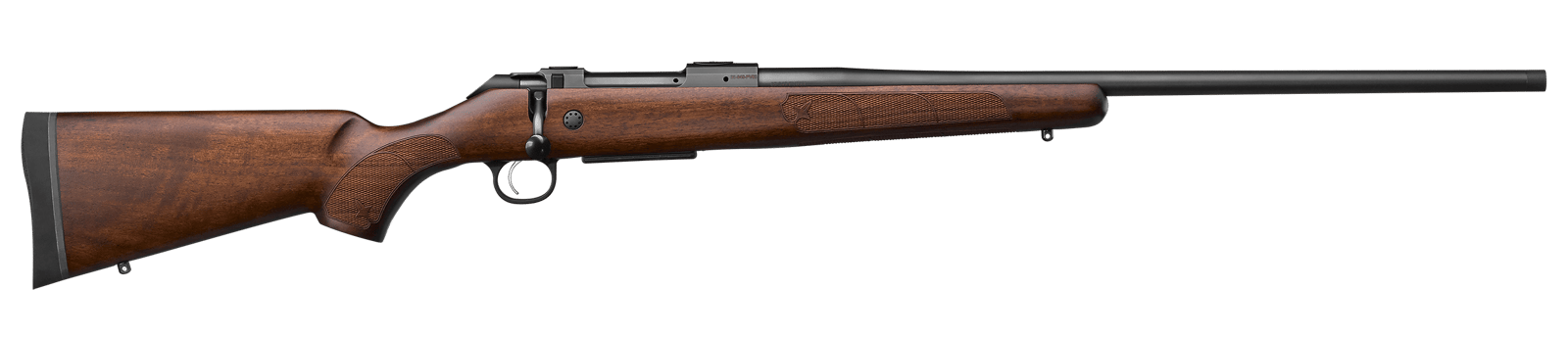 CZ-USA 07729 600+ American Full Size 300 Win Mag 3+1 24" Black Nitride Threaded Barrel, Black Nitride Steel Drilled & Tapped Receiver, Turkish Walnut Fixed Stock