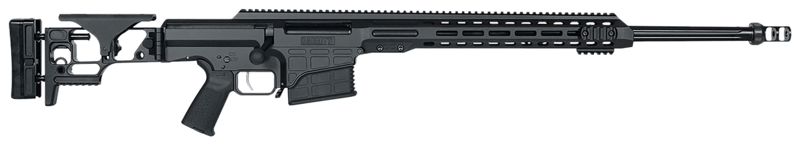 Barrett 18493 MRAD  308 Win 17" 10+1 Black Cerakote Black Folding with Adjustable LOP Stock Black Polymer Grip Right Hand