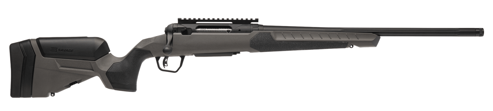 Savage Arms 32526 110 Core Hunter 6mm Creedmoor 4+1 20" Fluted Barrel, Flat Dark Gray AccuStock w/AccuFit V2 Synthetic Stock, Right Hand