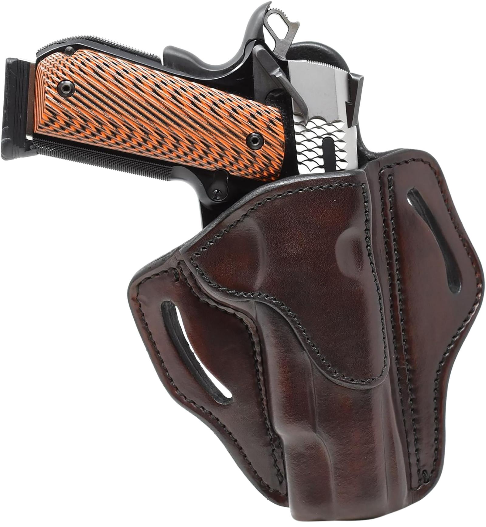 1791 Gunleather BH1SBRR BH1  OWB Size 01 Signature Brown Leather Belt Slide Fits 4-5" 1911 Right Hand