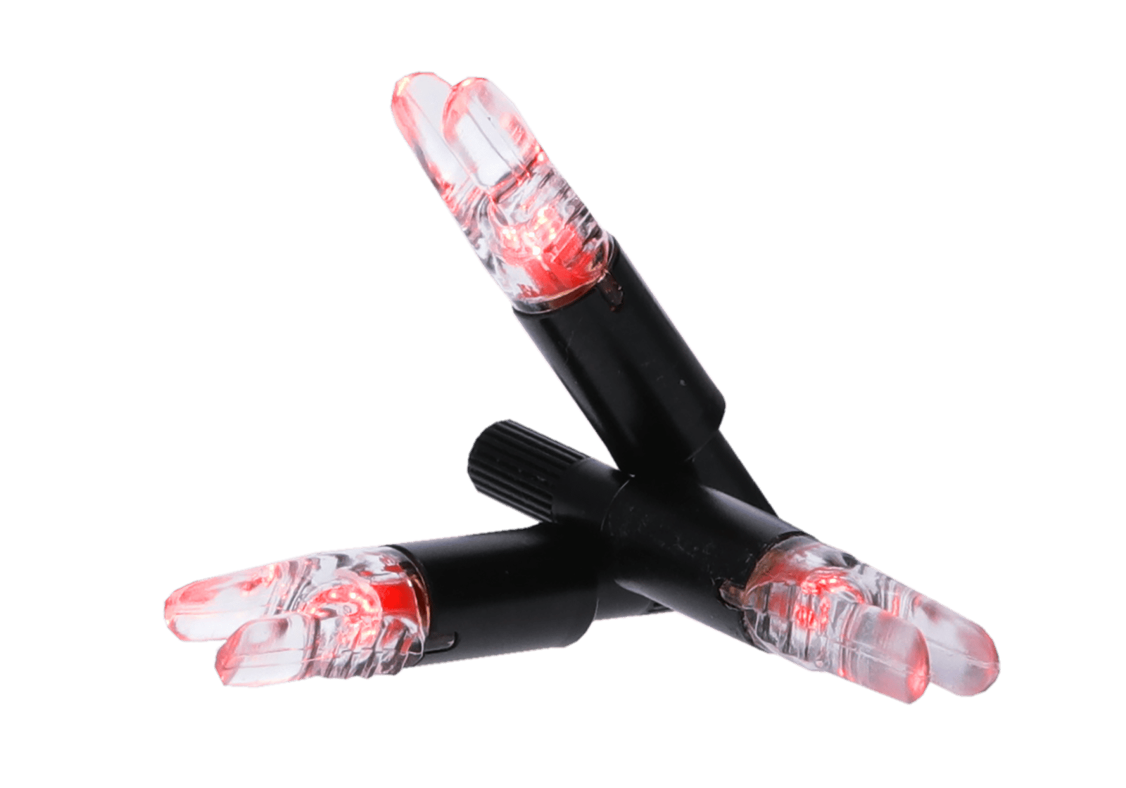 NAP NAPILLNXRD3PK Thunderglo Illuminated Nock Crossbow Red Half Moon/ 3 Pack