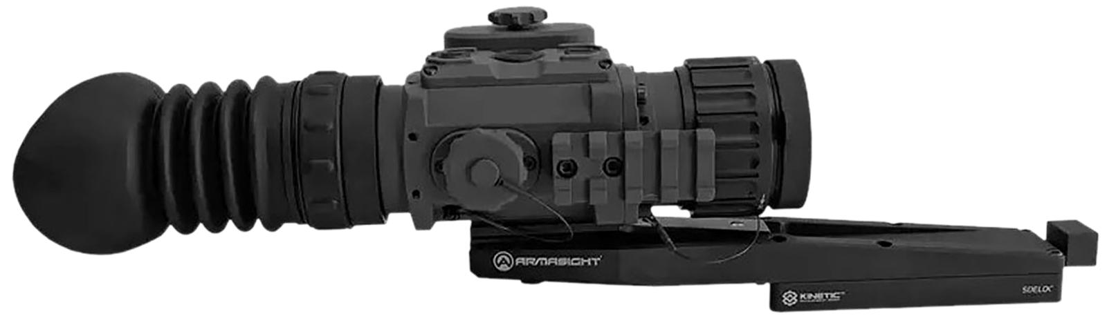 Armasight TAVT66CN3COMM102 Commander 640 TWS Thermal Weapon Sight Gray 1.5-6x 35mm Customizable Reticle, 640x480, 12 Microns, 60Hz Resolution, Zoom 1x-4x