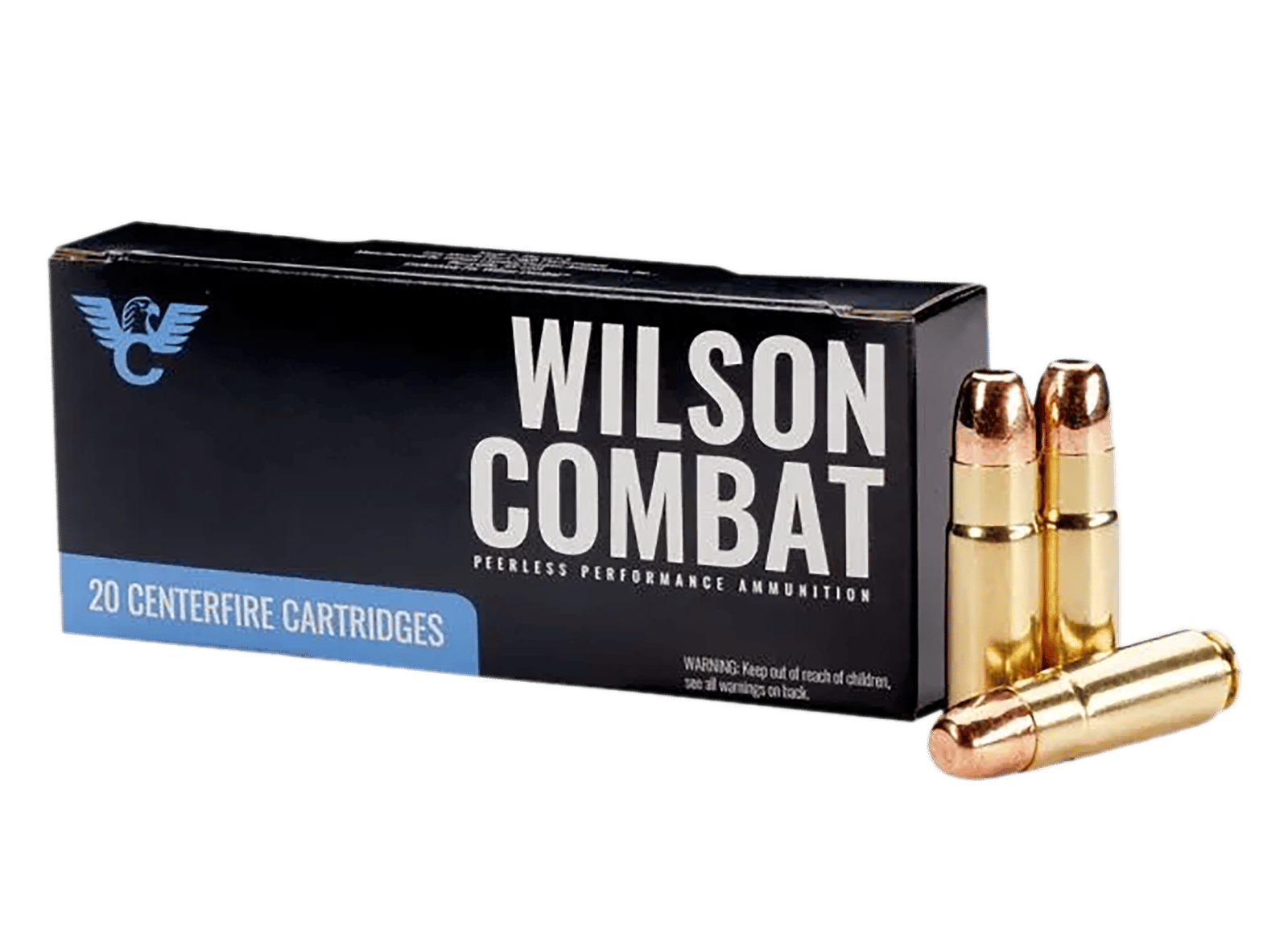 Wilson Combat A458300RNFP   458SOCOM 300gr Round Nose Flat Point 20 Per Box/10 Case