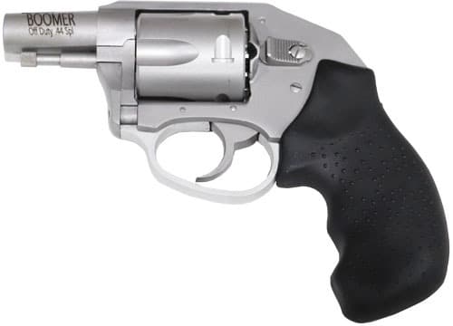CHARTER ARMS BOOMER 2" 44 SPEC 5-SHOT RUBBER GRIPS STAINLESS