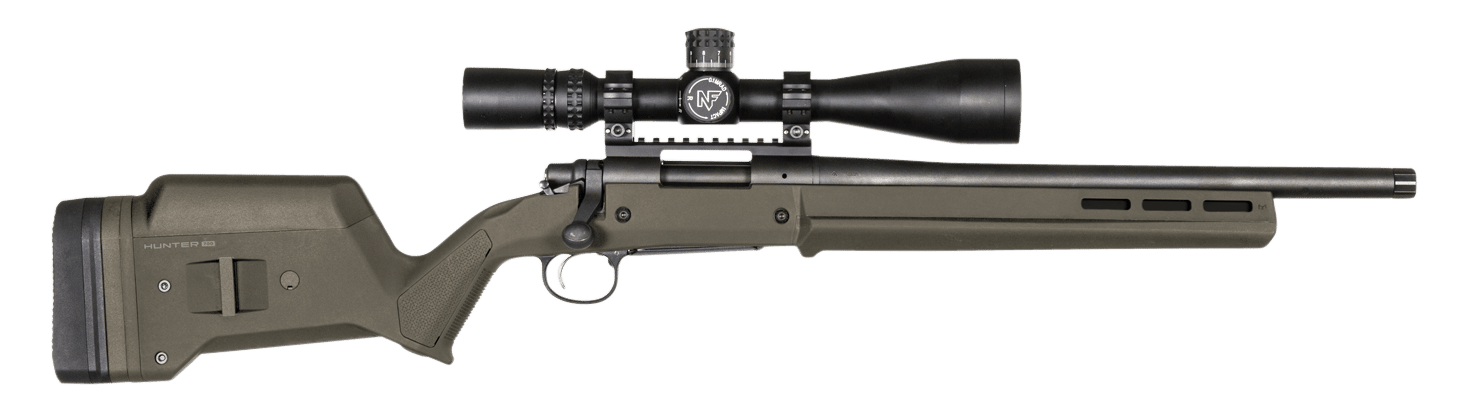 Magpul MAG495-ODG Hunter 700 Stock Fixed with Aluminum Bedding & Adjustable Comb OD Green Synthetic for Remington 700 SA