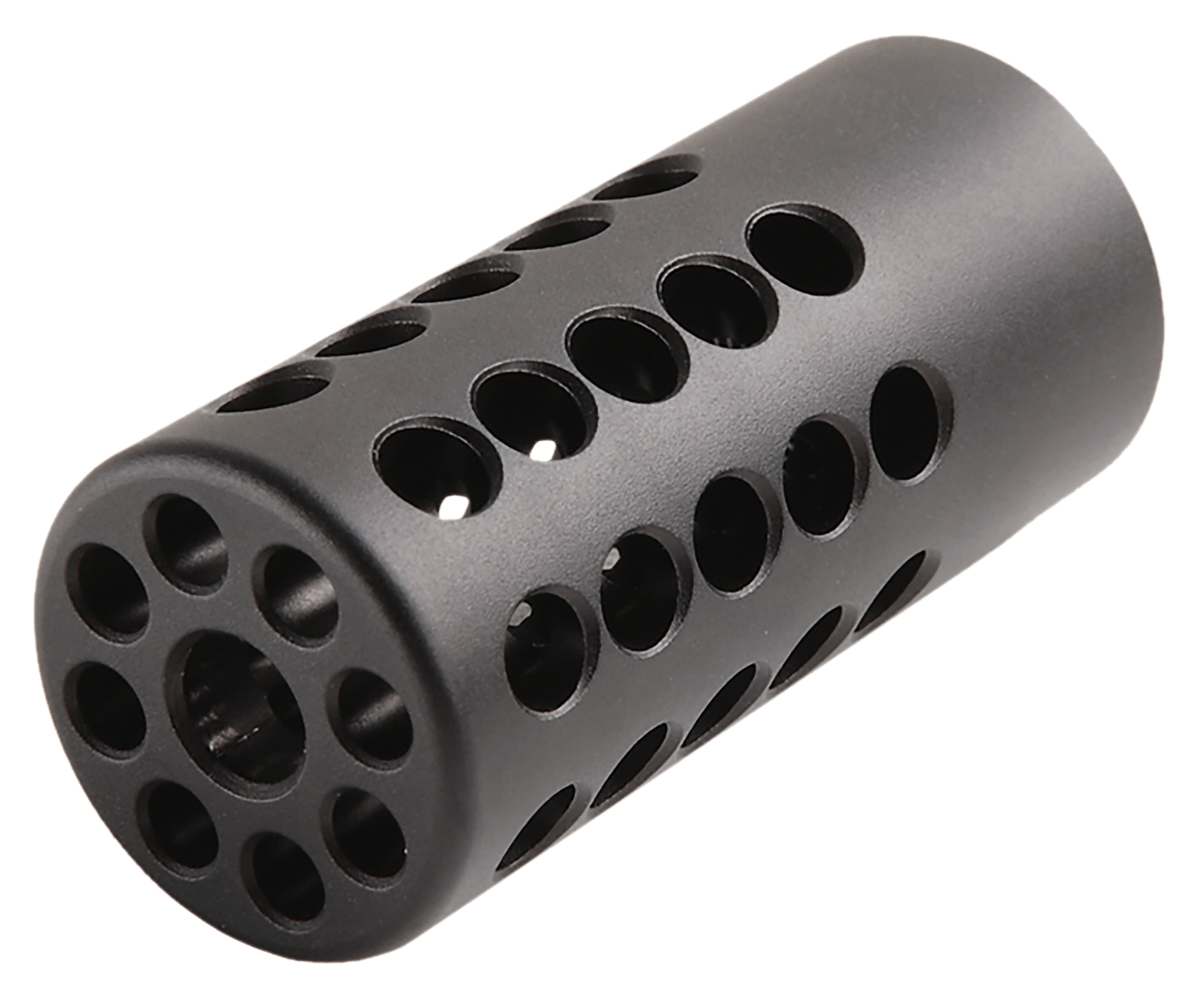 Tactical Solutions PLCMPMB Pac-Lite Compensator Black Matte Aluminum with 1/2"-28 tpi Threads for 22 LR Ruger Mark I, III, IV, II