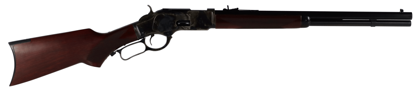 Taylors & Company 550219 1873  45 Colt (LC) Caliber with 10+1 Capacity, 20" Blued Octagon Barrel, Color Case Hardened Metal Finish & Walnut Fixed Pistol Grip Stock Right Hand (Full Size)