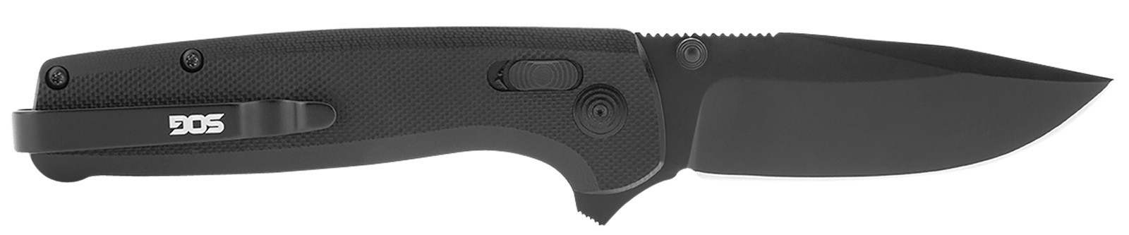 S.O.G SOGTM1027BX Terminus XR 2.95" Folding Clip Point Plain Black D2 Steel Blade Black G10 Handle Features Box Packaging Includes Pocket Clip