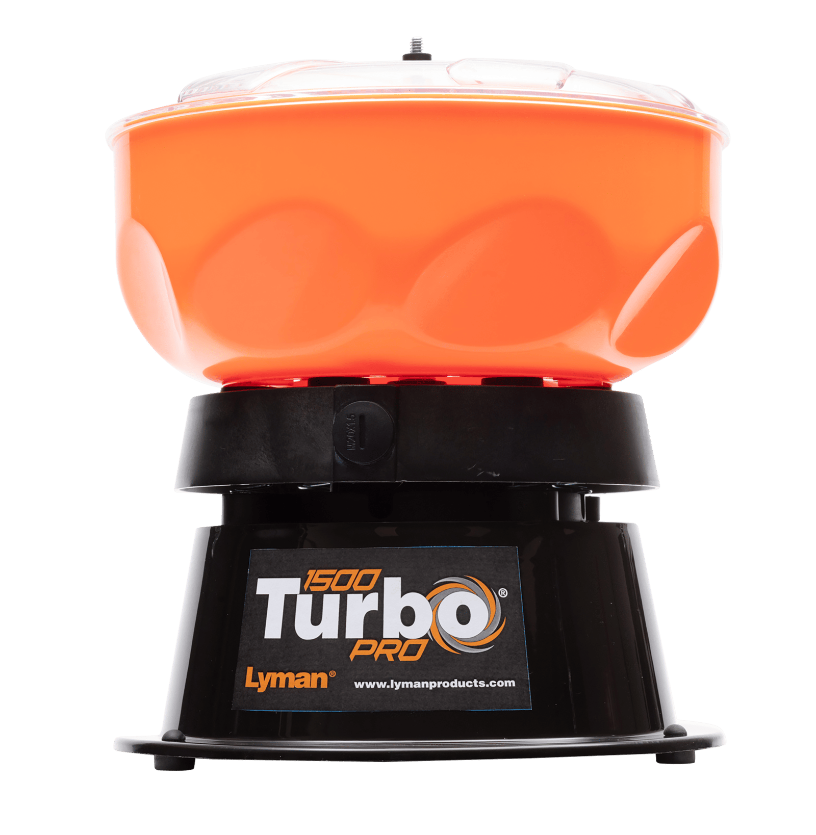 Lyman 7631650 1500 Pro Turbo Tumbler Black/Orange