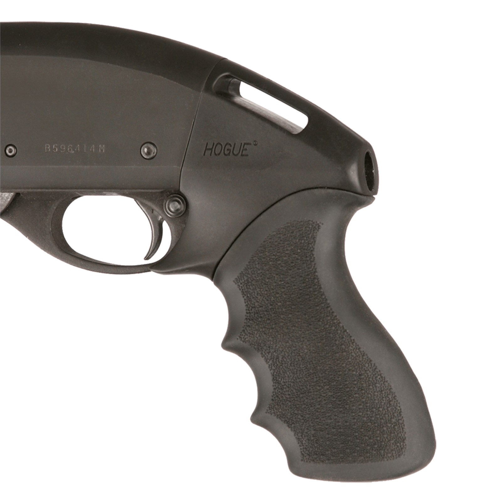 Hogue 08714 Tamer  Black Rubber Pistol Grip with Finger Grooves for Remington 870
