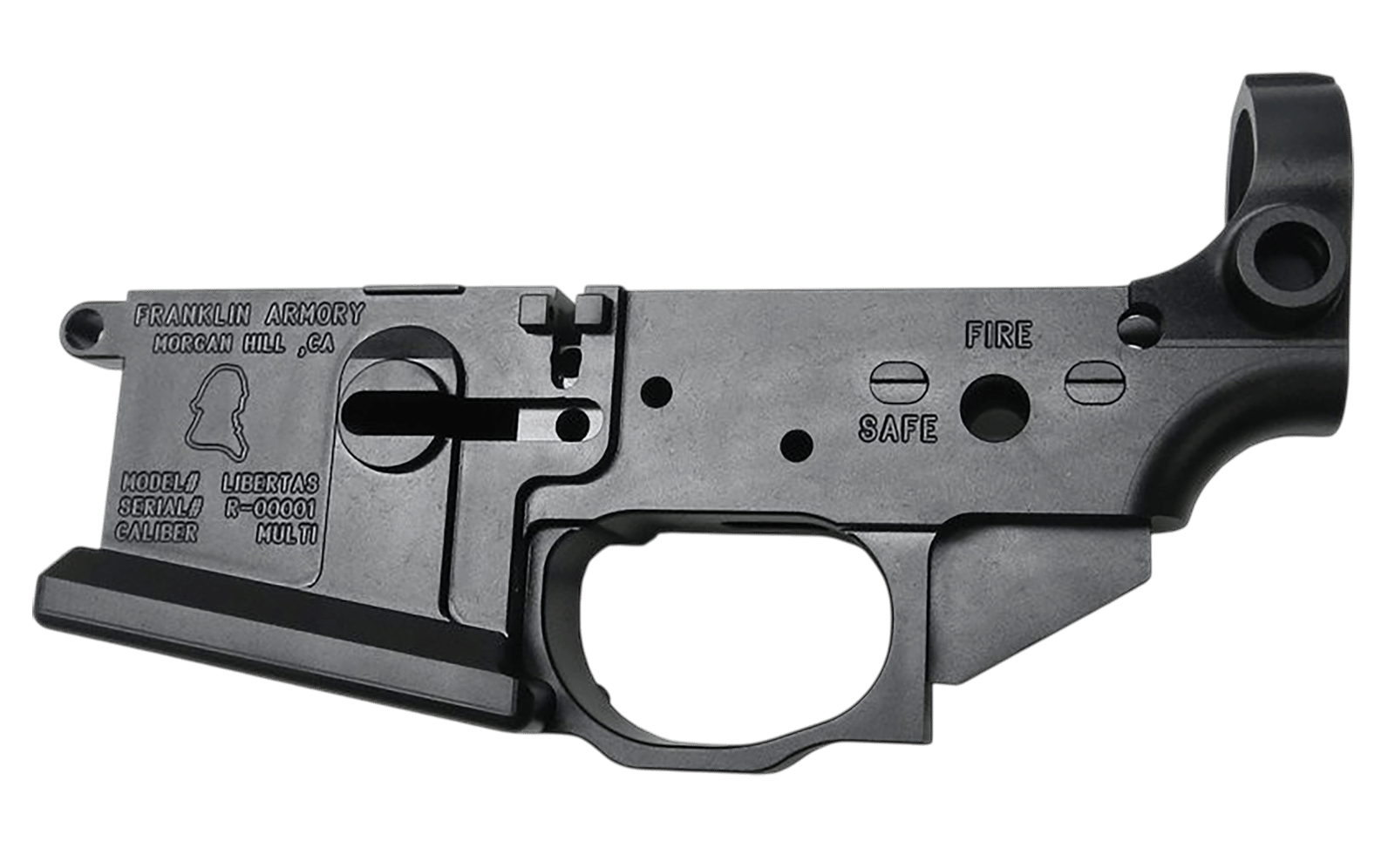 Franklin Armory 0020003BLK Libertas  Aluminum Black Hardcoat Anodize
