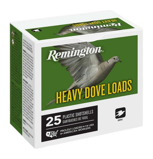 Remington Ammunition 28757 Heavy Dove Loads  12Gauge 2.75" 1 1/8oz 8Shot 25 Per Box/10 Case