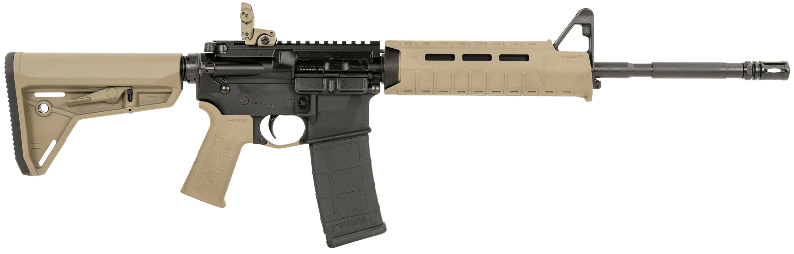 Colt Mfg CR6920MPSFDE M4 Carbine 5.56x45mm NATO 30+1 16.10", Black Rec, FDE Magpul Furniture, SL Carbine Stock & Grip, Vertical Grip, MBUS Rear Sight