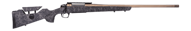 CVA CR3955F Cascade Long Range Hunter 6mm Creedmoor Smoked Bronze Cerakote Threaded Barrel & Receiver w/Picatinny Rail, Graphite Black w/Smoke Bronze Webbing Adj Comb & LOP Synthetic Stock