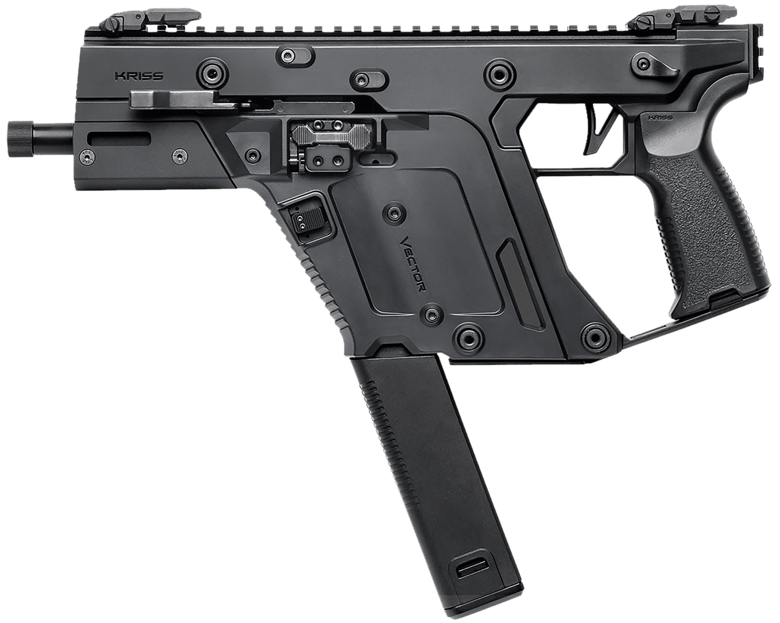 Kriss USA KV453PBL00 Vector SDP Gen3 45 ACP 30+1 5.50" Black Nitride Threaded Barrel, M-LOK Handguard, Black Picatinny Rail Receiver & Rear, Black Polymer Grip, Ambidextrous, Glock Mag Compatible