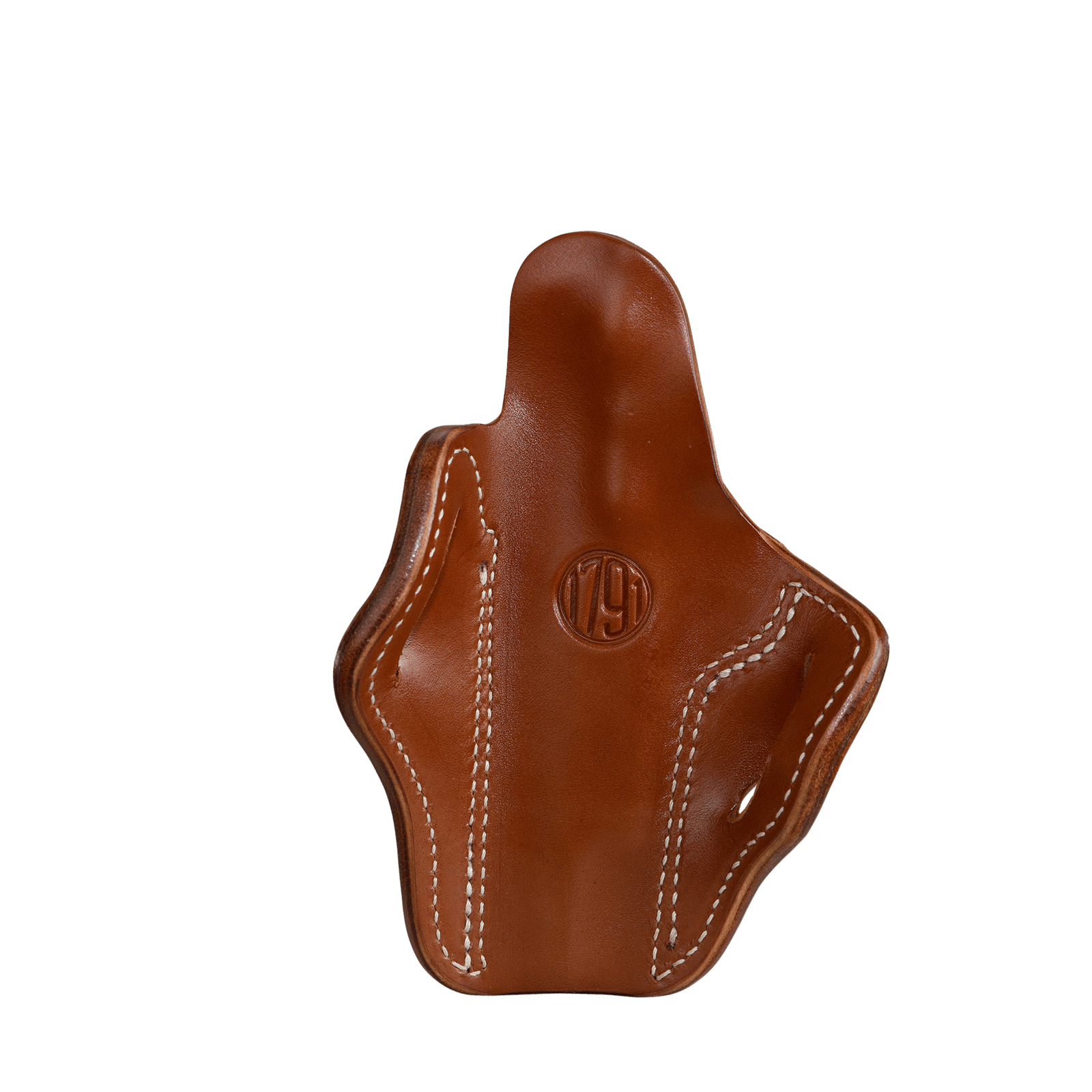 1791 Gunleather ORBH1CBRR BH1 Optic Ready OWB 01 Classic Brown Leather Belt Slide Fits 5" 1911 Right Hand