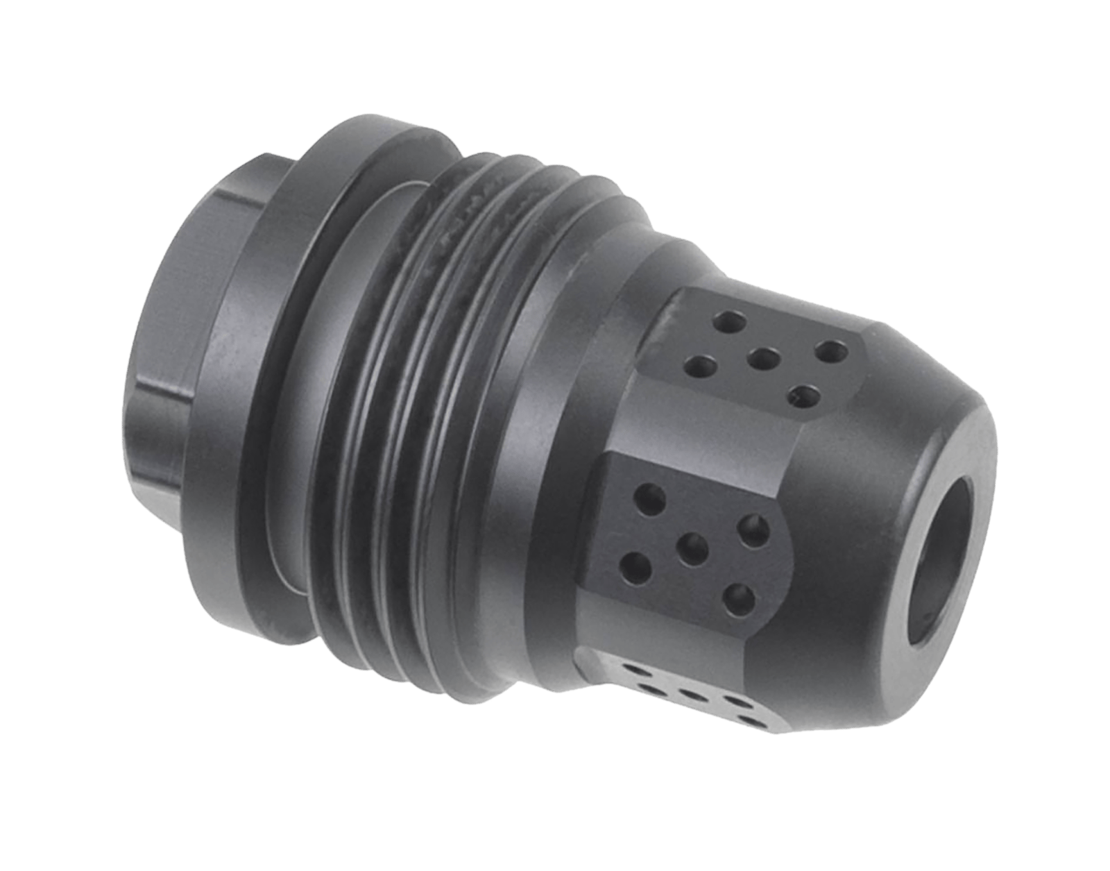 Jk Armament JKMDHDBE28 Bald Eagle Compensator 22Cal Fits 1/2"x28 Stainless Steel Nitride Black