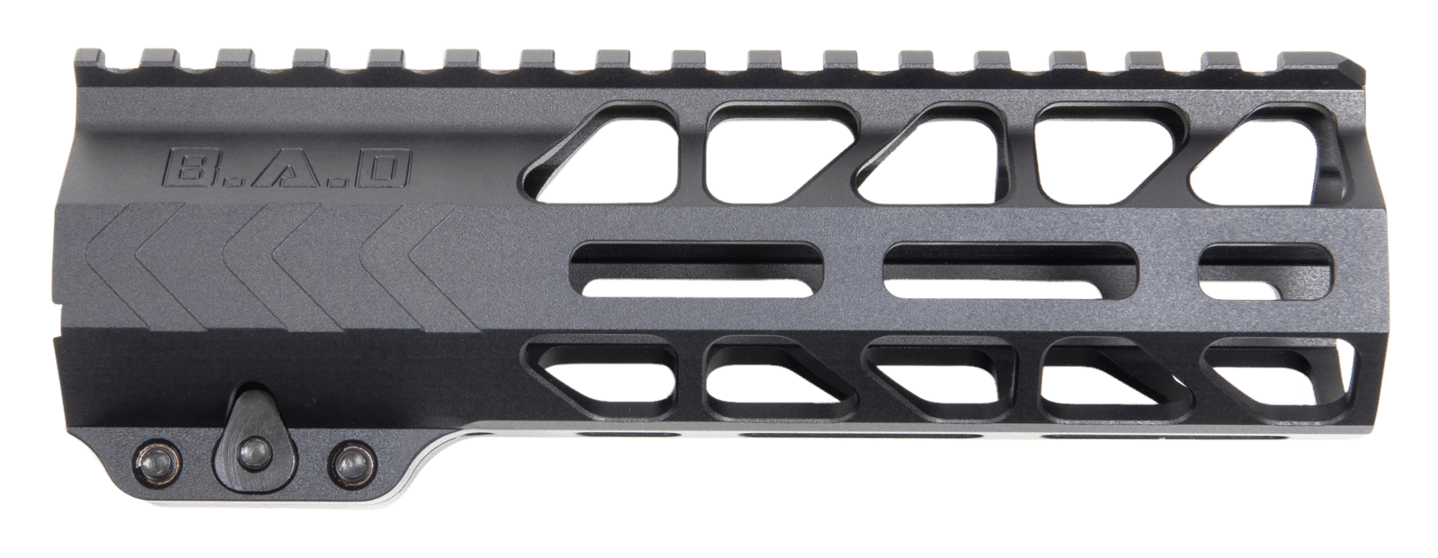Battle Arms Development BAD-WH6.7-MLOK Workhorse Handguard 6.70" M-LOK, Free-Floating Style Made of 6061-T6 Aluminum with Black Anodized Finish for AR-15, AR-10