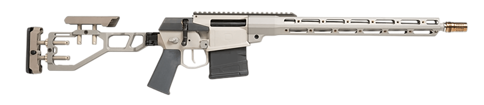 Q LLC  The Fix *CA Compliant 6.5 Creedmoor 10+1 16" Picatinny Rail Receiver, M-LOK Handguard, Black Polymer Grip