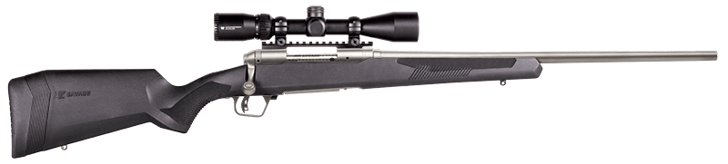 Savage Arms 57345 110 Apex Storm XP 7mm-08 Rem 4+1 20", Matte Stainless Metal, Synthetic Stock, Vortex Crossfire II 3-9x40mm Scope