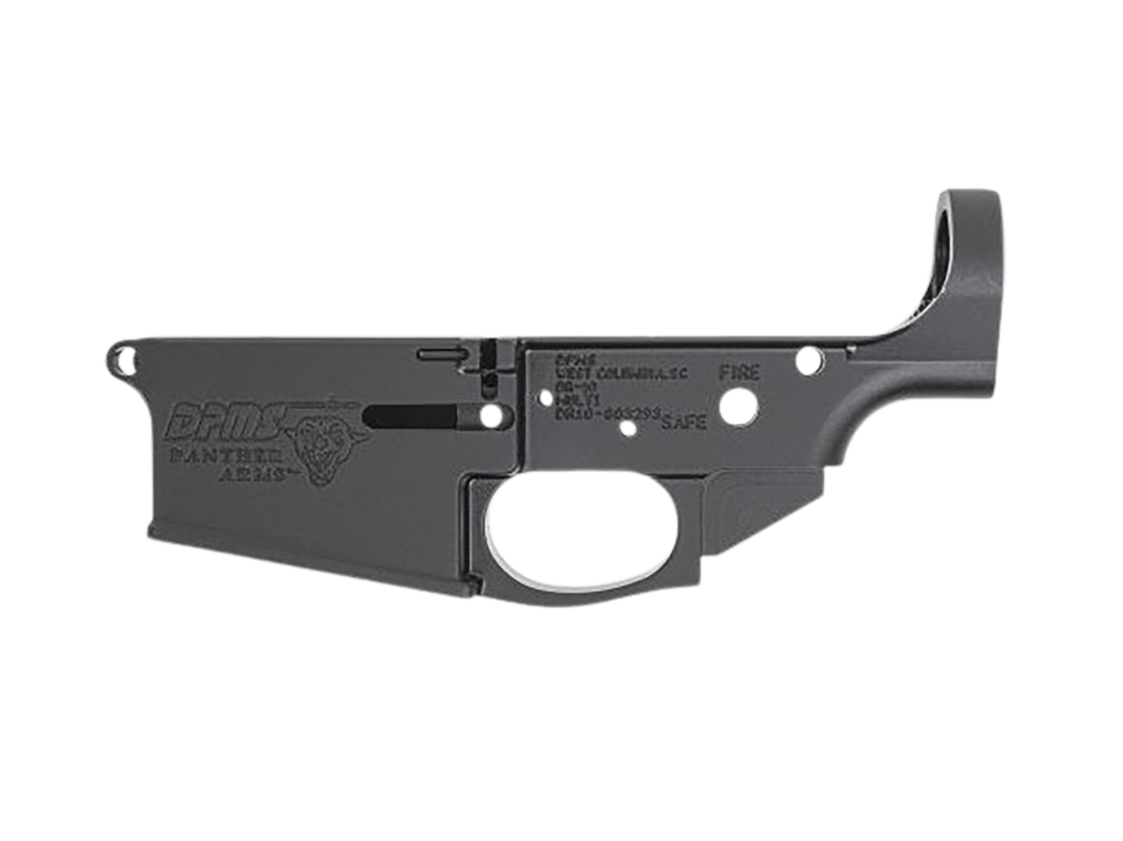Dpms Panther Arms DP51655160178 DP-10 Stripped Lower Receiver Multi Black Aluminum